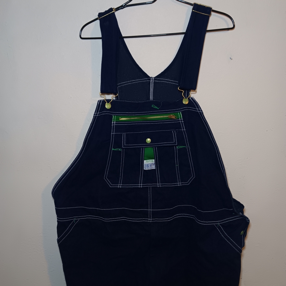 Liberty Navy Blue Denim Overalls